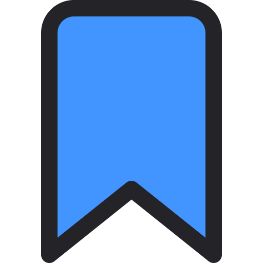 Bookmark Generic Outline Color icon