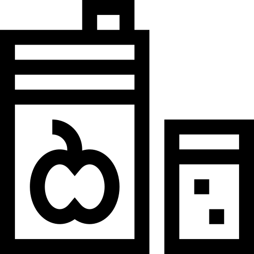 apfelsaft Basic Straight Lineal icon