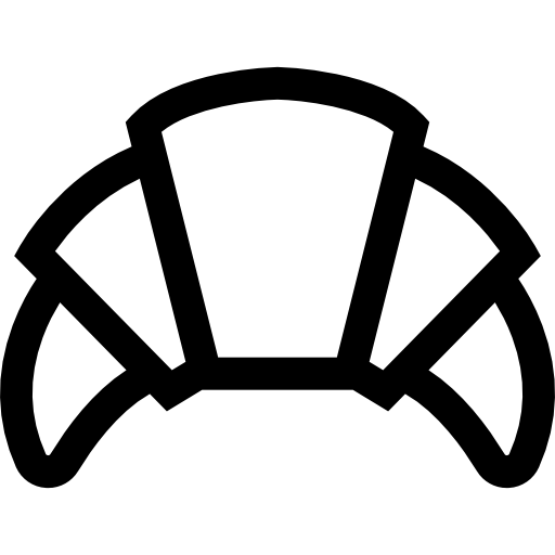 rogalik Basic Straight Lineal ikona