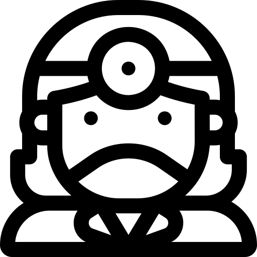 dentista Basic Rounded Lineal Ícone