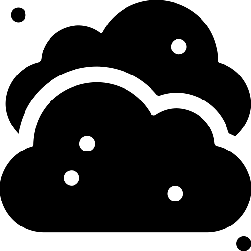 Облако co2 Basic Rounded Filled иконка