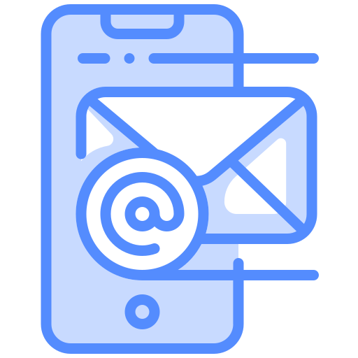 e-mail Generic Blue Ícone