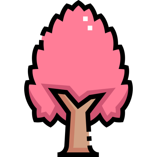 Tree Detailed Straight Lineal color icon