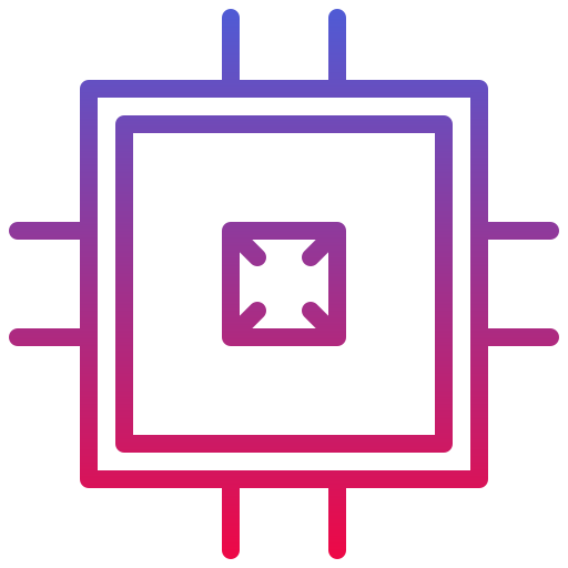 cpu Generic Gradient Ícone