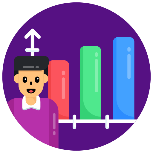 Growth chart Generic Circular icon