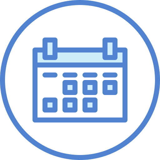 kalender Generic Blue icon