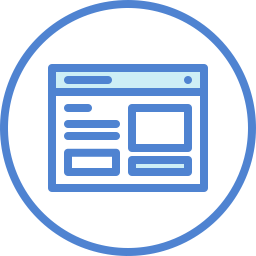 layout Generic Blue icon