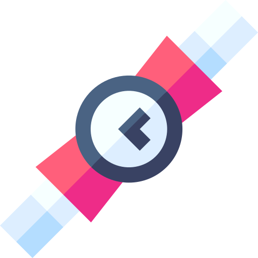 Wristwatch Basic Straight Flat icon