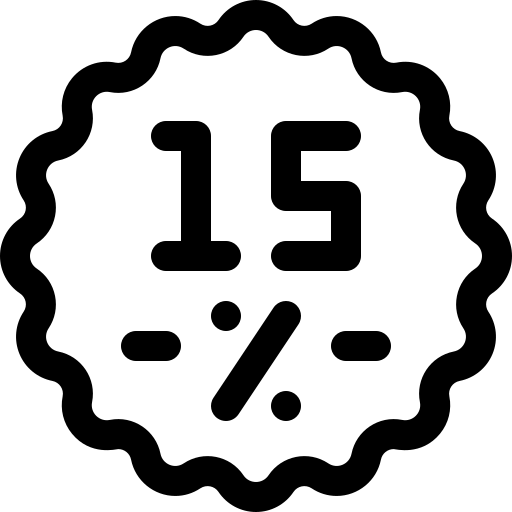 15 Basic Rounded Lineal Icône