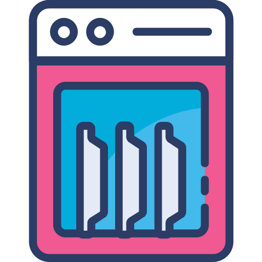 Dishwasher Generic Outline Color icon