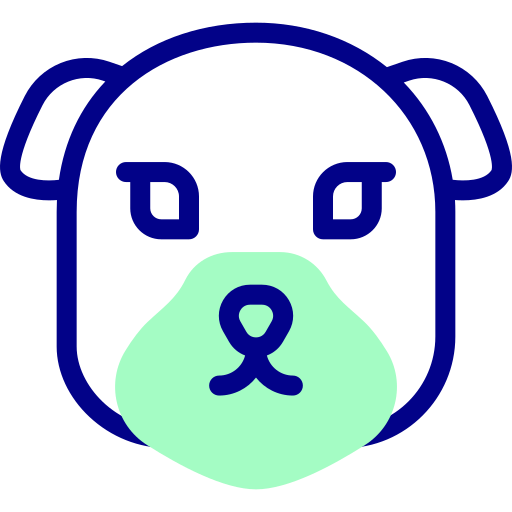 犬 Detailed Mixed Lineal color icon