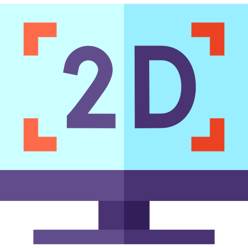 2d Basic Straight Flat icon