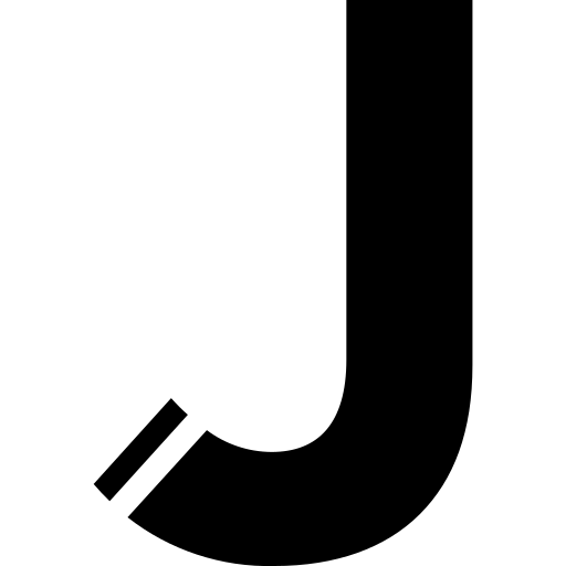 letra j Generic Glyph Ícone