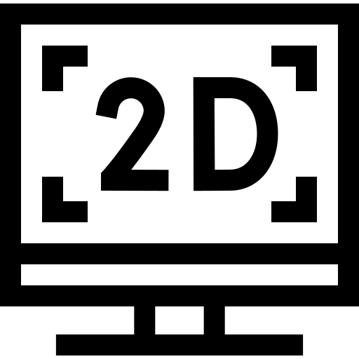 2d Basic Straight Lineal Ícone