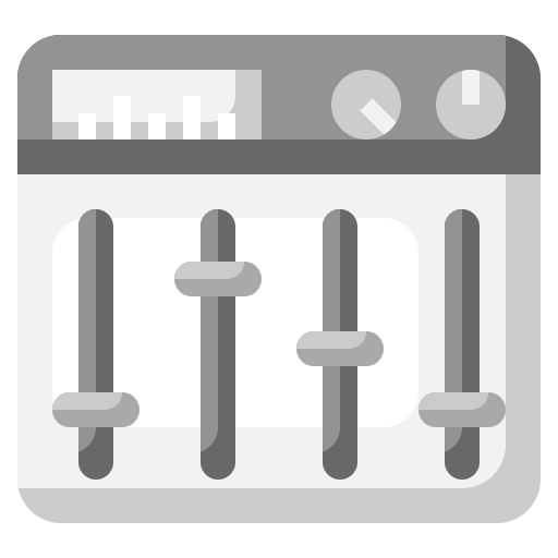 Sound mixer Surang Flat icon