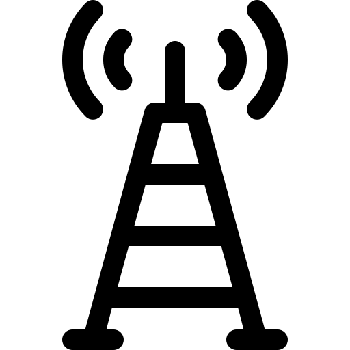 antena Basic Rounded Lineal ikona