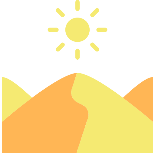 Desert Good Ware Flat icon