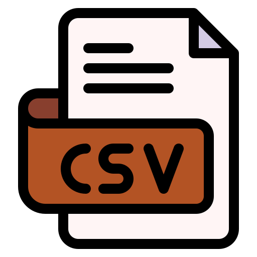 csv Generic Outline Color icon