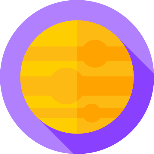 jupiter Flat Circular Flat icon