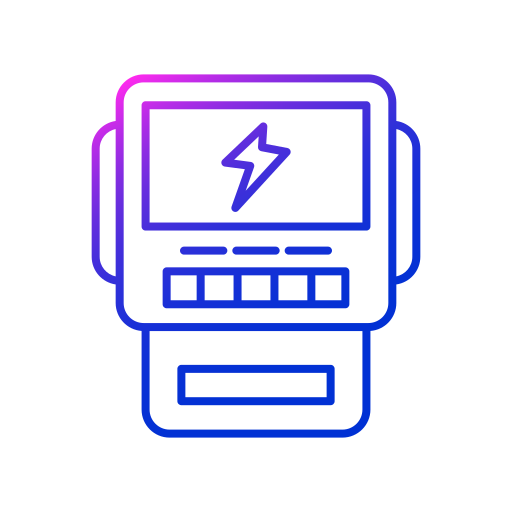 compteur électrique Generic Gradient Icône