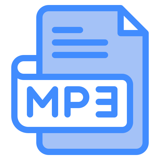 mp3 Generic Blue icona