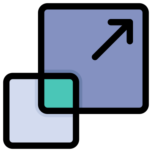 Scale Generic Outline Color icon