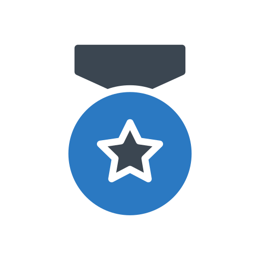 メダル Generic Blue icon