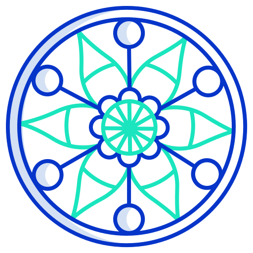 Mandala Icongeek26 Outline Colour icon