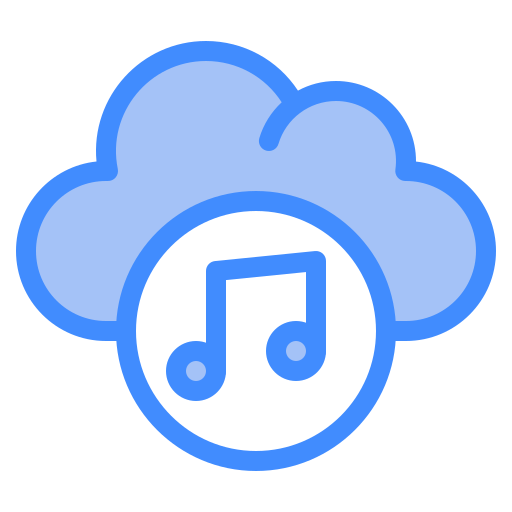 musik note Generic Blue icon