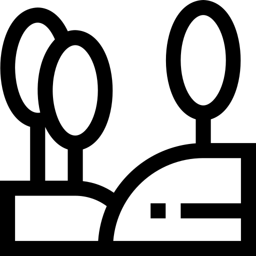 colline Basic Straight Lineal Icône