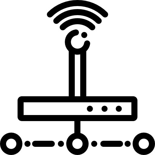 wifi Detailed Rounded Lineal Icône