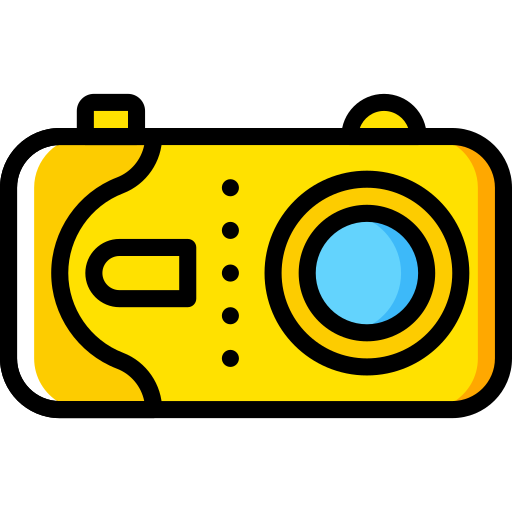 fotocamera Basic Miscellany Yellow icoon