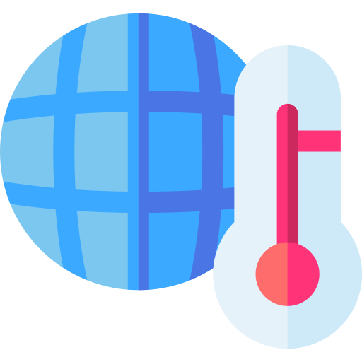 Global warming Basic Rounded Flat icon