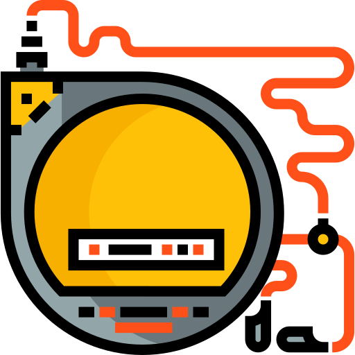 discman Detailed Straight Lineal color icon