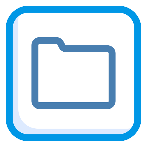 mappe Generic Blue icon