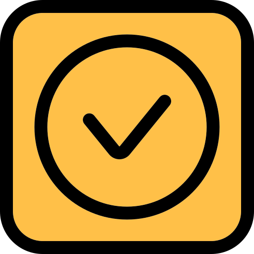 Tick Generic Outline Color icon