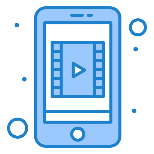 video Generic Blue icon