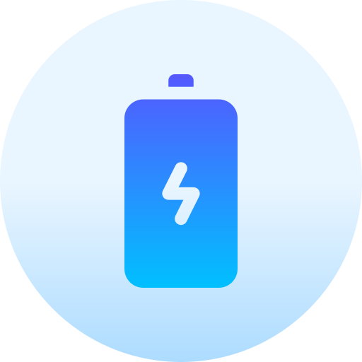 mise en charge Basic Gradient Circular Icône