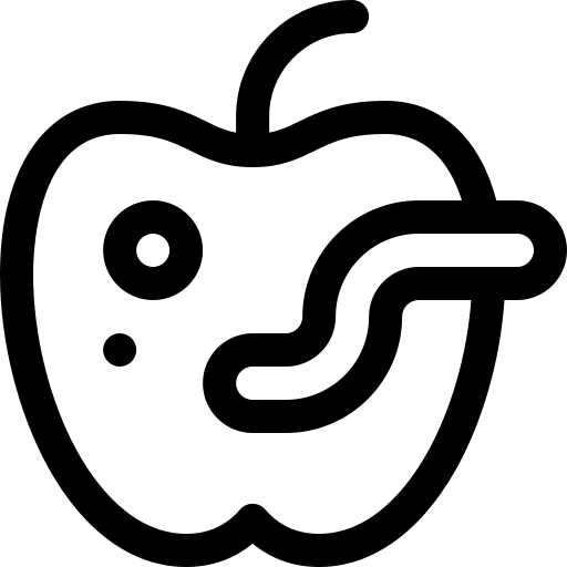 zgniły Basic Rounded Lineal ikona