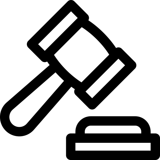 aukcja Basic Rounded Lineal ikona