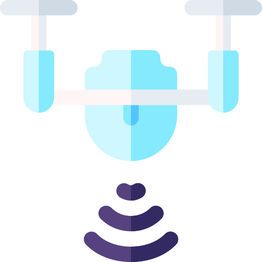 drone Basic Rounded Flat icona