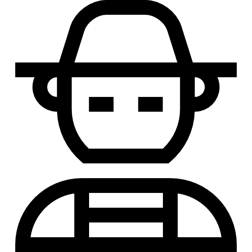 contadino Basic Straight Lineal icona