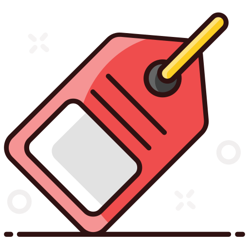 sale-tag Generic Outline Color icon