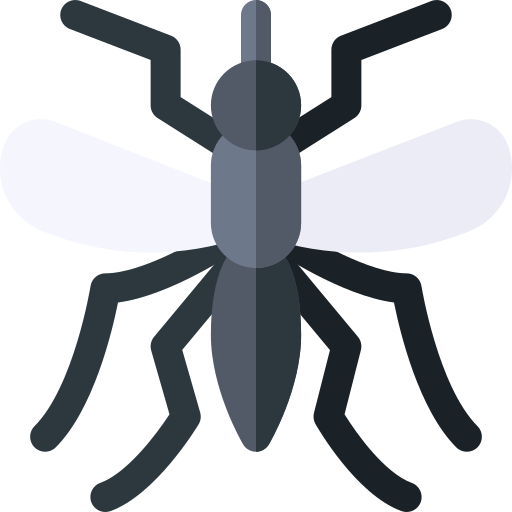 Mosquito Basic Rounded Flat icon