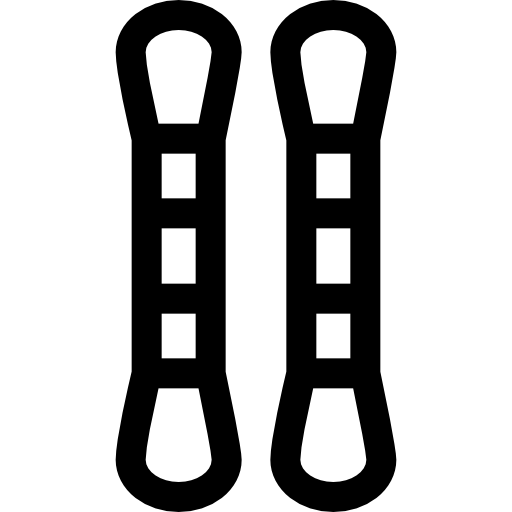 fil Basic Straight Lineal Icône