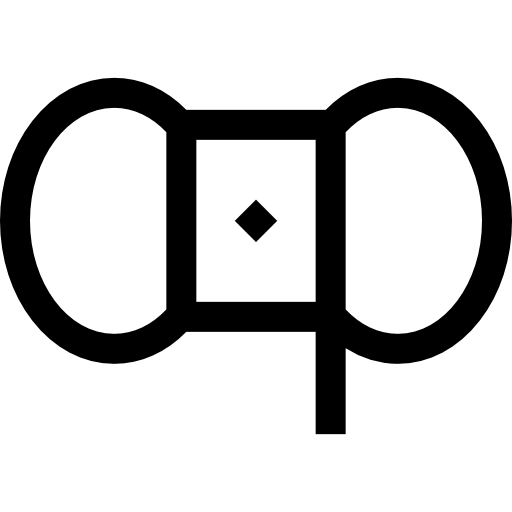 fil Basic Straight Lineal Icône