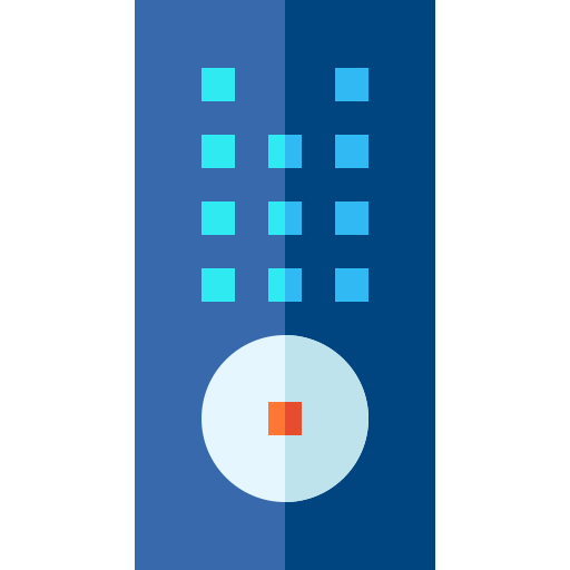 Remote control Basic Straight Flat icon