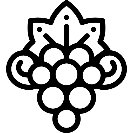 uva Detailed Rounded Lineal icona