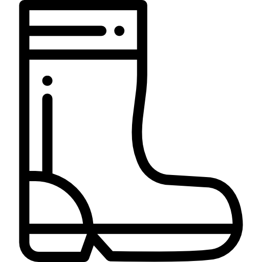 stivale Detailed Rounded Lineal icona