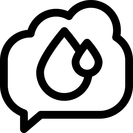 Água Basic Rounded Lineal Ícone